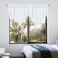 thumbnail image 6 of 2Pc Curtains 2Pc Solid Color Finished Curtain Curtain Drapery 51X24 Bedroom Home Decor Triangle Curtain Curtain Screen Kitchen Short Curtain Curtain, 6 of 8