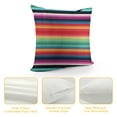 thumbnail image 4 of Nawypu  Mexican Pillow Covers Colorful Rainbow Serape Pillowcases Mexican Decorations for Home Ethnic Cushion Covers, 4 of 5