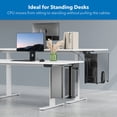 thumbnail image 4 of Mount-It! Heavy-Duty Under Desk / Wall CPU Mount, 4 of 9
