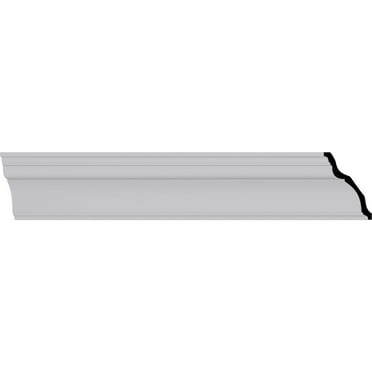 5 1/2"H x 3 7/8"P x 6 3/4"F x 94 1/2"L Traditional Crown Moulding