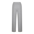 thumbnail image 4 of Krdevn Womens Pants - Casual Fall Winter Trousers Elastic Waist Soft Knitted Ribbed Texture High Rise Pocket Pants Comfortable Daily Wear,Pants for Women,Size:M, 4 of 6