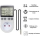 thumbnail image 2 of Dinheiro Termostato de Enchufe Controlador de Temperatura Digital Calefacción Enfriamiento con Sonda, Controlador de Temperatura de Enchufe LCD Temporizador para Incubadora de Acuario Invernadero, 2 of 5