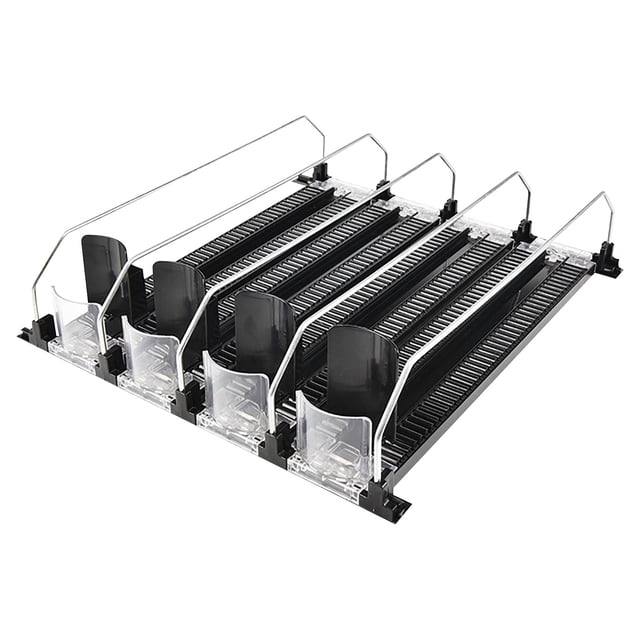 Wine and Beverage Refrigerator 4 Supermarket Refrigerators, Beverage Push Machines, Refrigerator Beverage Racks, Automatic Beverage Push Machines Refrigerator with Freezer