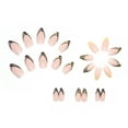 thumbnail image 2 of Fofosbeauty 24 pcs Almond Fake Nails Tips, Medium Press on French Nails, Stylishness, 2 of 6