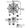 thumbnail image 3 of Floleo Halloween Decorations Hanging Spiderweb with Bats for Home Party Classroom Haunted House Decor Spooky Halloween Decor, 3 of 6