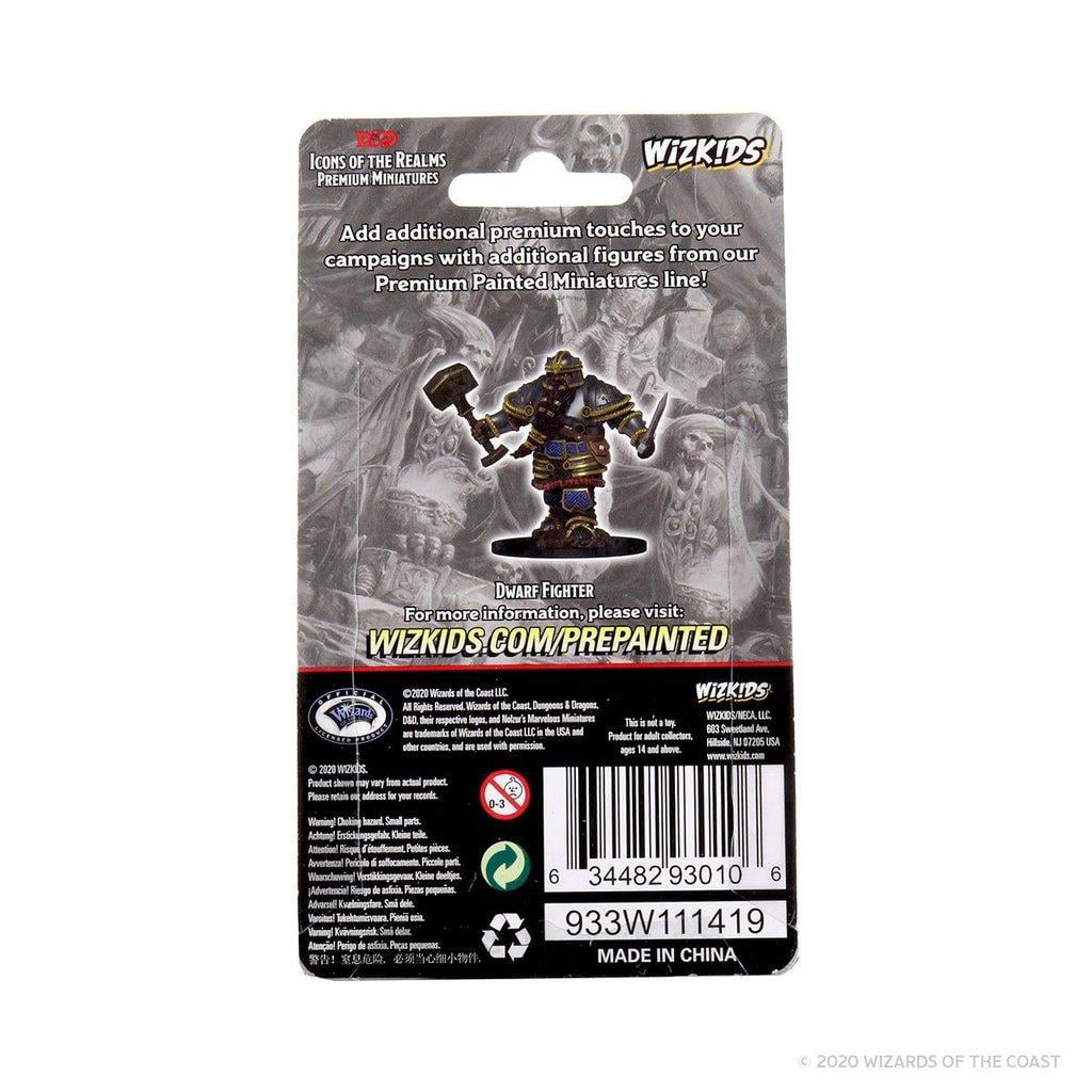 Dwarf Male Fighter D&d Icons of The Realms Premium Minis WizKids WZK93010 for sale online 