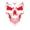 Red, variant on Car Exterior Decoration - Xotic Tech Auto Front Hood Vinyl Graphic Sticker - Truck Trailer Boat Door Window Decal - 1pcs White Skull Shape