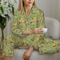 thumbnail image 6 of Balery Taco Pattern Pajama Sets for Women Long Sleeve 2 Piece Sleepwear Loungewear Sets Soft PJ's with Pockets Long Sleeve Comfy Pj Sets-XX-Large, 6 of 7