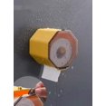 thumbnail image 2 of BR Portarrollos de papel higiénico amarillo impermeable montado en la pared - Tamaño 16*13,5*14 cm, 2 of 5