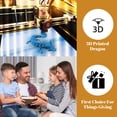 thumbnail image 4 of 3D Printed Articulated Dragon Figures,Crystal Dragon Figurines with Moving Joints,Multi-Color 3D Printed Dragon Toys for Home Decor,Ideal Birthday Gifts for Kids & Dragon Collectors - Dark Purple, 4 of 7
