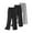 Black, variant on 3 Pack Girls Wide Leg Pants Cotton Full Length Pants Soft Comfortable Stretchy Pants for Kids Black 7-8 Years
