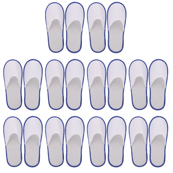 Sipeihong Home Slippers 10 Pairs Disposable Slippers Hotel Guest Slippers Salon Indoor Hotel Shoes