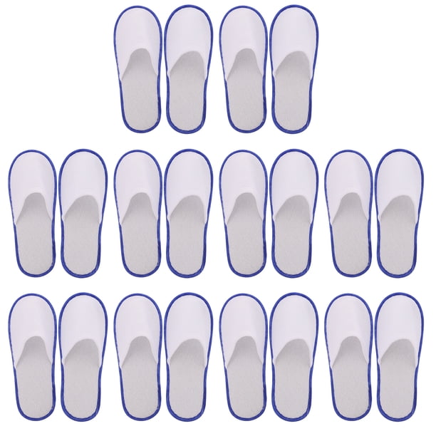 GOOHOCHY 10 pares de zapatillas desechables Hotel Slippers SALON SALON INTERIOR Hotel Shoes
