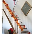 thumbnail image 4 of Garland DearHouse, hojas de arce otoñales de 1,8 m, 2 unidades, color naranja, 4 of 8