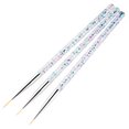 thumbnail image 2 of Pnellth 3Pcs Nail Drawing Pens Unique Pattern Ultra-thin Acrylic Nail Art Carving Pens DIY Manicure Gadget for Women Silver, 2 of 8