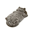 thumbnail image 2 of Adorable Cat Shaped Polyester Bath Rug Washable Absorbent Non Slip Floor Mat Cute Pet Lover Home Decor Gift,A, 2 of 6
