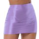 thumbnail image 2 of Minifalda de tubo de Color liso brillante al óleo para mujer, minifalda informal de cintura alta con cintura elástica, traje de fiesta Rave para Club nocturno, 2 of 5