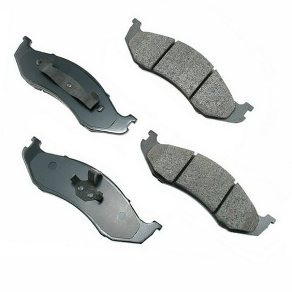 Akebono Pro-ACT Disc Brake Pad Set Fits select: 1997-2006 JEEP WRANGLER / TJ, 1990-1995 JEEP WRANGLER / YJ