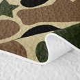 thumbnail image 5 of Feelyou Star Camo Twin Quilt Set for Boys Girls, Star Print Twin Coverlet Set, Green, 2pcs, 5 of 7