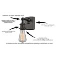thumbnail image 3 of Innovations Lighting - Cobbleskill - 1 Light Wall Sconce In Industrial Style-9, 3 of 6