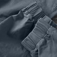 thumbnail image 4 of Blmnix Baggy Trousers for Men Joggers Comfy Pants Low Rise Cargo Pants Jeans Taper Cropped Gray Mens Pants Casual,XXL, 4 of 6