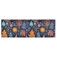 thumbnail image 6 of Yayeee Kitchen Valance Rod Pocket 54" x 18" Living Room Window Curtain, Pink Christmas Splendor, 6 of 6