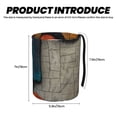 thumbnail image 3 of Kdxio Abstract Colorful Duality Car Trash Can Garbage Car Accessories Trash Can Car Waste Bin for for Driver and Passenger Any Vehicle, 3 of 7
