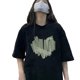 thumbnail image 1 of Camiseta de manga corta,Camiseta de algodón para camiseta para hombres y mujeres, cuello redondo, parte superior suelta, construcción robusta, 1 of 8