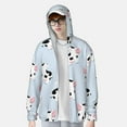 thumbnail image 4 of Kll Cute Farm Cow Print Men'S Women’s Upf 50+ Sun Protection Outdoor Hoodie Jacket Long Sleeve Fishing Hiking Performance Shirt- 3x-Large, 4 of 8