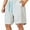 Gray, variant on Cotton Drawstring Cargo Shorts Men's Summer Casual Loose Breathable Ice Feel Beach Shorts Athletic Swim Trunks Fashionable Trendy,Blue