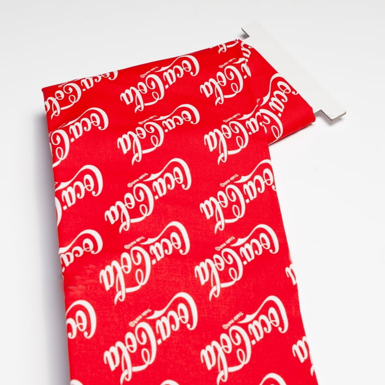 Coca-Cola Logo, 1 Yard Sewing & Craft Fabric Licensed by the Yard