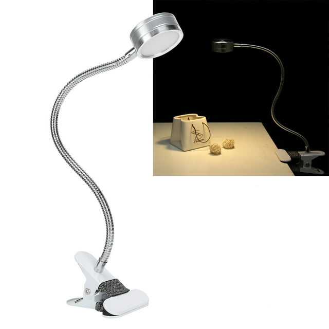 Clip On Reading Light,, Easy To Clean LED Clamp Desk Lamp, Aluminum Alloy For Crafting For Drawing