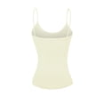 thumbnail image 2 of Basic Women Short Cami Built-In Shelf Bra - Oat, M, 2 of 3