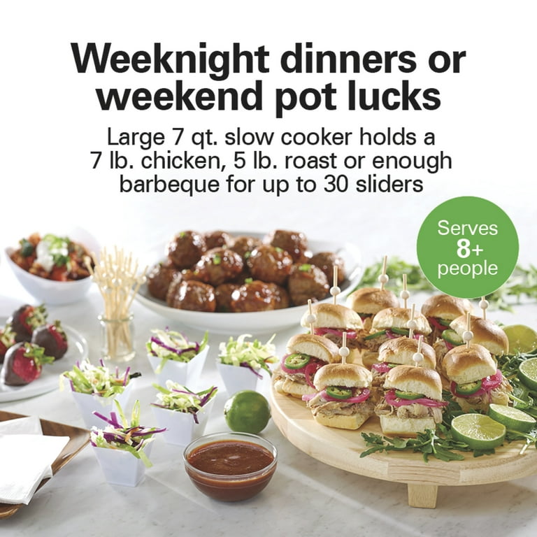 Hamilton Beach Qt Programmable Slow Cooker, Stoneware Crock with