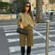 thumbnail image 3 of Chaqueta FindThy para mujer, estilo bomber abullonado, color verde, talla S, 3 of 6