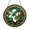 Acrylic 3.5 Inch, variant on Clover Leaves Stained Glass Suncatcher Window Decor, Green Four Leaf Clover Art Glass Window Hanging Ornament with Floral Vine, Nature Inspired Decorative Glass Panel for Home Gift