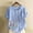 006 Light Blue, variant on Hvot&aat Women Floral Print Short Sleeve Gauze Tops Round Neck Comfy Casual Regular Imitation Linen Tops