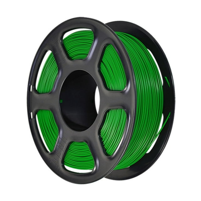 yeacher 1.75mm PETG 3D Printer Filament - 1KG Spool, High Toughness, Weather Resistant, Eco-Friendly, Smooth Printing, Compatible with FDM Printers, Green Color