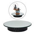 thumbnail image 2 of VONKY Rotating Display Stand Jewelry Shoes Adjustable Revolving Mirror Base White Mirror Base Black, 2 of 6