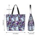 thumbnail image 5 of Disketp Purple Marble Texture Bolsa Tote Estampada para Mujer, Bolso de Hombro y de Mano para Compras y Viajes, 5 of 8