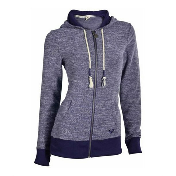 Roxy Bliss-Pique - Sudadera con capucha para mujer, color morado, pequeña Roxy Sudadera
