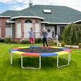 thumbnail image 3 of Gymax 8FT Trampoline Replacement Safety Pad Universal Trampoline Cover Multi-color, 3 of 10