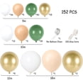 thumbnail image 4 of 152 Uds. Guirnalda De Globos Guirnalda De Globos Verdes Guirnalda De Feliz Cumpleaños Verde Para Cumpleaños Baby Shower Boda Cumpleaños Fiesta De Graduación Aniversario Backd, 4 of 5