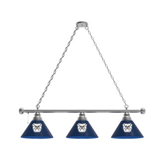Miller Lite 3 Shade Chrome Billiard Lamp, Retro - Walmart.com