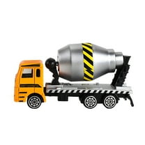 STPToys Construction Cars Toys Engineering Truck Toys for 3 ,Heavy Duty Construction Vehicles Toys Birthday Gifts - Cement Truck