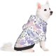 thumbnail image 2 of Fotbe Lavender Flowers Sudadera con Estampado para Perros Pequeños – Suéter con Capucha para Mascotas, Tela Suave de Forro Polar con Bolsillo-X-Small, 2 of 7