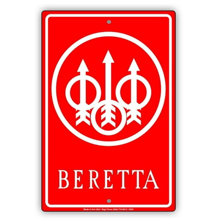Beretta Firearms Logo Gun Targets With Arrow Graphic Alert