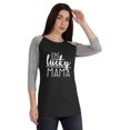 thumbnail image 2 of Inkmeso One lucky Mama Top For Mom Shirt Casual Summer Cotton Jersey Tee Tshirt, 2 of 8