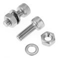 thumbnail image 1 of Nuts And , 170Pcs Stainless Steel Screws And Nuts M5 M6 Socket Head  Screws Hardware Assortment Set Kit With Storage Box, 1 of 8
