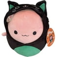 thumbnail image 2 of Squishmallows Soft Stuffed Animals and Plush Toys, Polyester Pink Black, 2 of 4